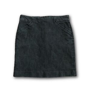 GAP Women's Charcoal Pencil Mini‎ Skirt Size 8 Stretch